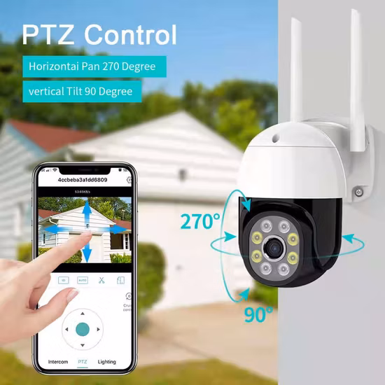 HD 1080P CCTV Drahtlose Überwachungskamera Gehäuse Monitor PTZ Outdoor WiFi Dome Versteckte Spionagekamera Überwachung